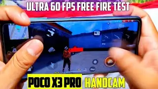 FREE FIRE  POCO X3 PRO HANDCAM ULTRA 60 FPS TEST 🔥