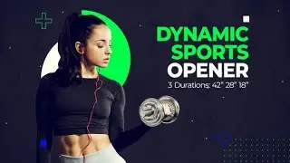 Top After Effects Projects: Dynamic Sports Opener + Free Font