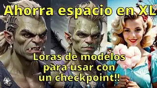 Ahorra espacio con XL, varios modelos para un solo checkpoint | Stable Diffusion en español