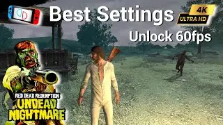 Dead Redemption: Undead Nightmare Switch 4K 60FPS Unlock | Best Settings | Yuzu EA-3814 | PC