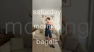 saturday morning bagels in nyc 🥯🩷 #nycvlog  #nycbagel #nyclife #foodfreedom #saturdayvibes