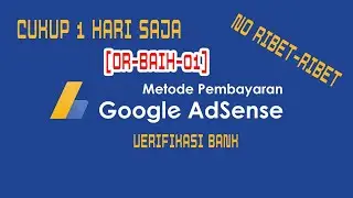 Google adsense bank verification only 1 day after error [OR-BAIH-01]