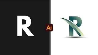 R Letter Logo Design Pen Tool Use And Adobeillustrator Logo Design #tutorials #Youtube #video2024