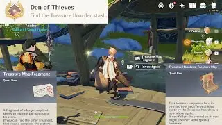 Treasure Map Fragment at The Chasm | Genshin Impact