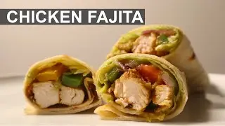 leckere Chicken Fajita im Tortilla Wrap (Rezept) - DIY