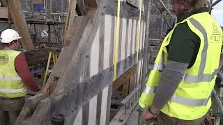 Orleton Manor roof removal -The gable truss is removed(9)