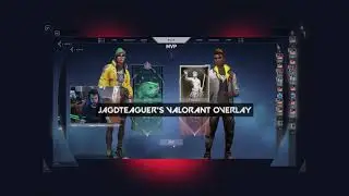 Valorant Inspired Stream Overlay by: JagdTeaguer [PROMO]