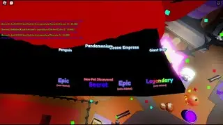 Hatching 3 Pandemoniums and Giant Pearl (from Mystery Egg) | Mining Simulator 2
