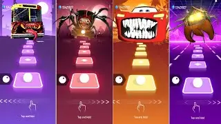 HOUSE HEAD VS MCQUEEN VS THOMAS THE TRAIN EXE VS BUS EATER  TILES HO