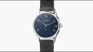 Minimatik 39 date blue from NOMOS Glashütte