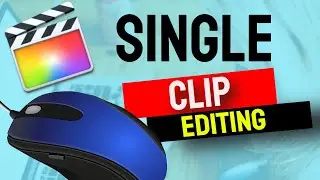 How to edit with single clips for Beginners - Final Cut Tutorial