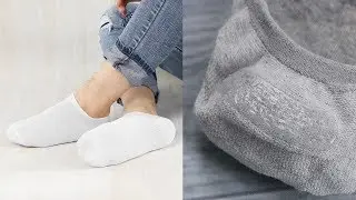 Хлопковые подследники с силиконовой пяткой для любителей слипонов!Купить подследники из хлопка