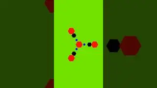 #hexagon #animationart hexagonal green screen animated video for various projects