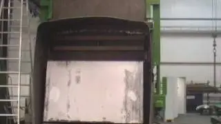 Автоматическая стыковка-расстыковка контейнера и пресса Husmann MP TS
