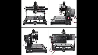 CNC 3020 PLUS cortando placa de aluminio de 1mm con spindle de 500W (1/2)