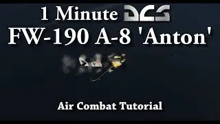 1 Minute DCS - FW190 A-8 Anton - Air Combat Tutorial
