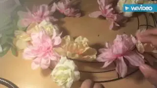 DIY Dollar Tree Spring Flower Wreath