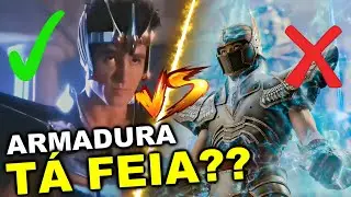 ARMADURA FICOU FEIA NO FILME!!??