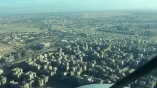 Flying over Cairo
