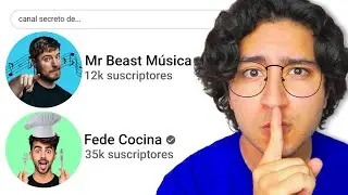 ENCONTRÉ Los CANALES SECRETOS de YOUTUBERS 🤫