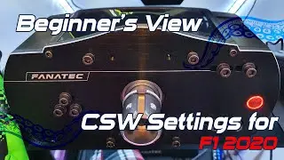 Sim Racing Beginner's View - Fanatec CSW v2.5 Settings for F1 2020