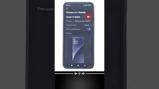 How to enable or disable the ALWAYS ON DISPLAY feature on Xiaomi phones