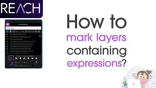 How to Mark Layers Containing Expressions in After Effects using Reach