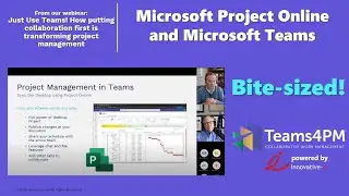 Project Online and Microsoft Teams