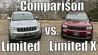 2019 Jeep Grand Cherokee Limited vs  Limited X Comparison Review