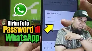 how to send photo with password on whatsapp