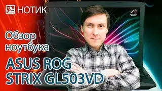 Видео обзор ноутбука ASUS ROG STRIX GL503VD - колонки играют и поют, а ноут дарит тепло и уют