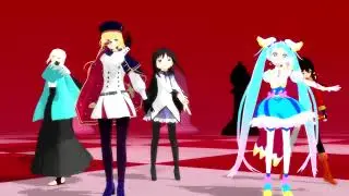 [mmd fate x madoka x precure x konosuba] envy baby