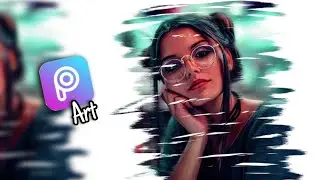 brush portrait effect editing (picsart)