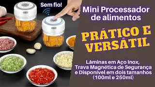 Mini Electric and Cordless Food Processor