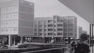 Building the Melbourne housing commission flats 1965, footage of E’ Hill, Ken, Flem, Carl and N Melb