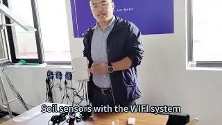 Soil sensors with the WIFI system
