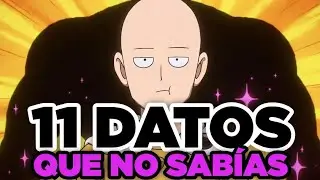 11 datos de one punch man