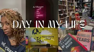 Spend the Day w/Me | Art Museums, Book Shopping 📚, New Food Spots