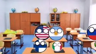 Countryballs школа. 1 серия.