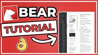 BEAR 2 NOTES APP TUTORIAL - How To Take Beautiful Notes (In Just 9 Minutes!)