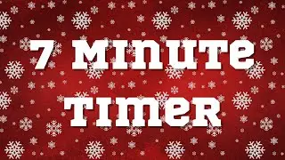 7 Minute Winter Timer Countdown - Snowing