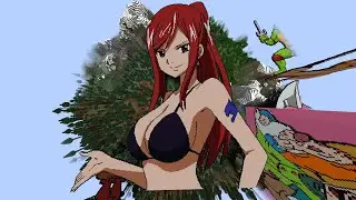 Minecraft Pixel Art Erza Scarlet