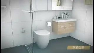 SMC polymer materials bathroom prefabricated pod
