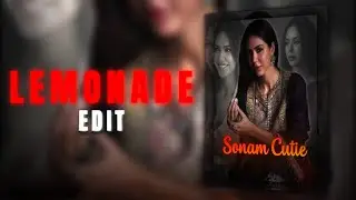 Lemonade / Sonam Bajwa / Ae inspired AlightMotion Simp Edit / AlightMotion Edit / Editbymohit