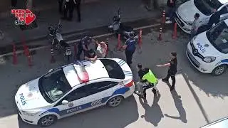 Trafikteki gerginlik kavgaya dönüştü!