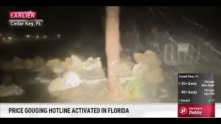 Live from Cedar Key, Florida: Hurricane Debby Life-Threatening Storm Surge Flooding