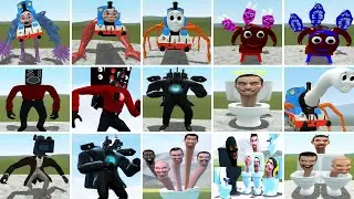 ALL NEW CAMERAMAN AND SPEAKERMAN ARMIES VS ALL SKIBIDI TOILET BOSSES AND CRAB! (Garry's Mod)