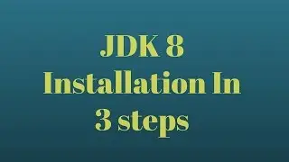 Install JDK 8 on Ubuntu in 3 simple steps.