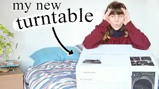 unboxing my new turntable 🌻🎶🌾 audio-technica at-lp120xusb