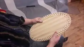 Плетение грибной корзины часть 2
